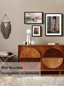 3/2/1pc Wooden Photo Frames, Suitable For Photo Walls, Available In Sizes 10x15, 15x20, And 20x25 Inches (A4 Size), Colored Wooden Frames, Suitable For Photo Decoration, Commemorative Gifts, Etc. (Cardboard Not Included). - A - View 5