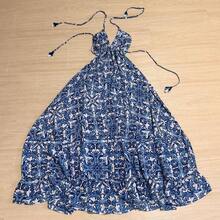 Long Dress Costs Nude - Azul - Ver 2