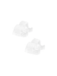 2 piezas Juego de separadores de dedos de silicona, soporte cómodo para los pies, protección de los pies suave y transpirable antideslizante, lavable, mantiene la higiene de las uñas de los dedos | Cuidado cómodo de los dedos | Material flexible, adecuado tanto para hombres como para mujeres - Multicolor - Ver 14
