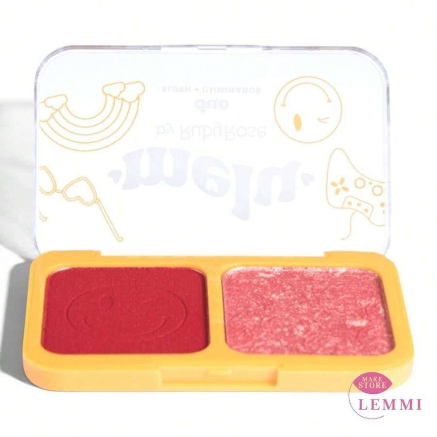 Duo Blush + Melu Ruby Rose Highlighter - 01 - View 1