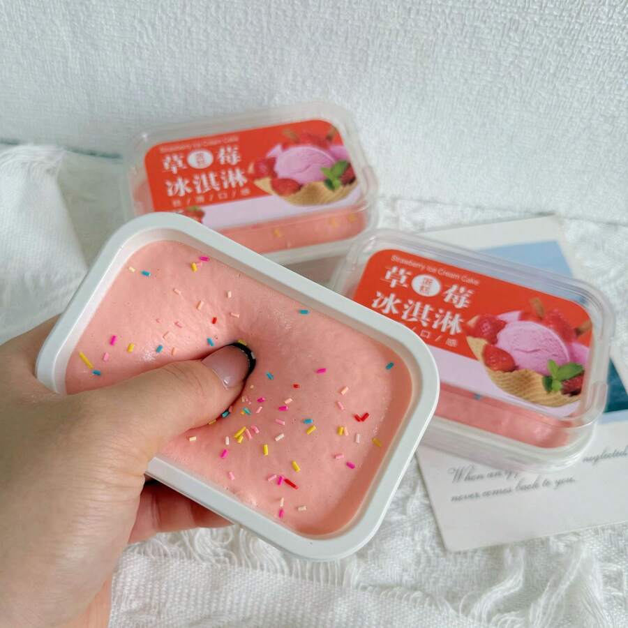 新款超柔軟慢回彈迷你蛋糕捏捏樂，減壓桌面裝飾，適合派對、萬聖節、聖誕節及節日禮物