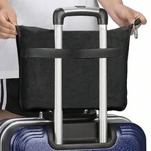 2-In-1 Travel Blanket & Neck Pillow, Soft Textured Foldable, With Luggage Strap And Backpack Clip For Easy Carrying, Suitable For Airplane, Car, Camping And Office Nap, Size 150x100cm, Multiple Colors, Perfect Travel Gift - Multicolor - View 8