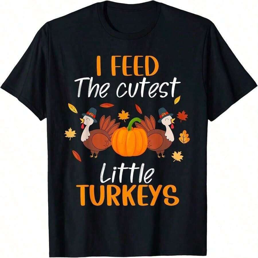 Personalized T-Shirt With Luke Bull-Skull Name And Feathers, For All Seasons, 220g Cotton, Single-Sided Print, Round Neck, Short Sleeve - 粉色 - 查看 1