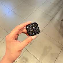 心形水鑽金屬手機支架環，全水晶裝飾支架環，Android通用兼容、Android手機，生日、家人、朋友禮物，手指環支架，手機握把，手機配件 - 彩色 - 查看 6