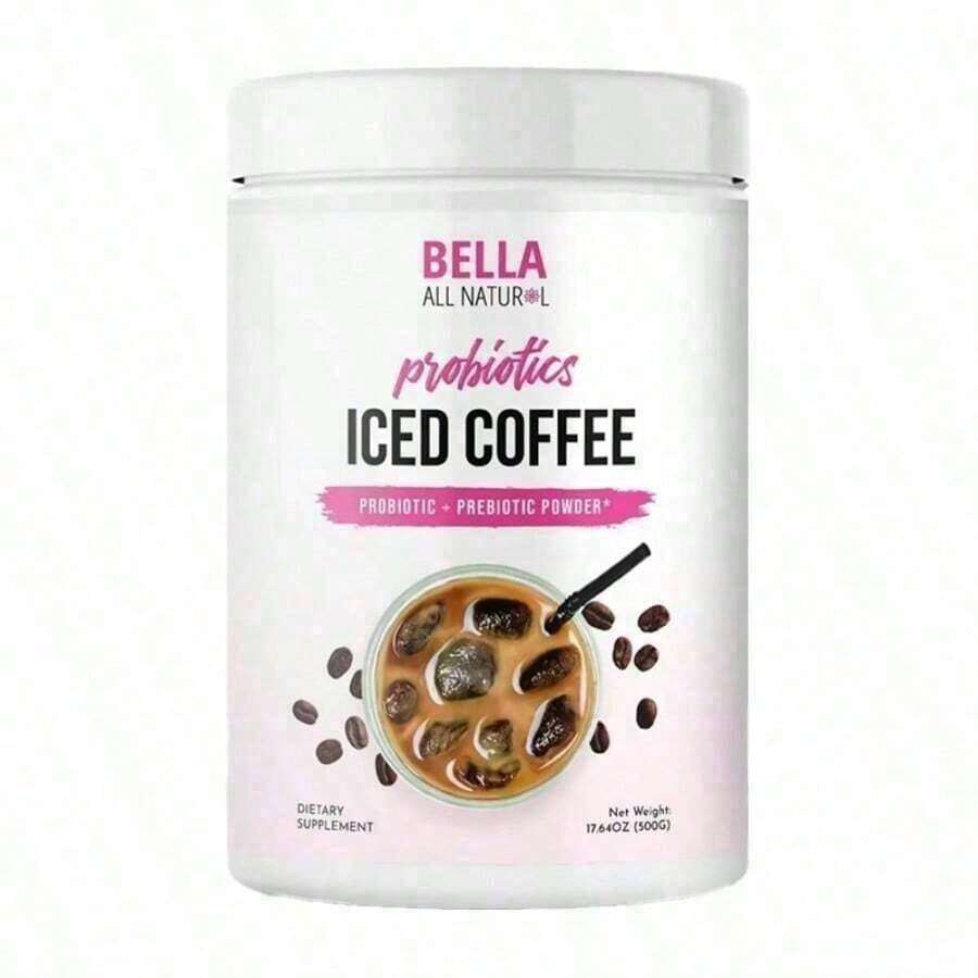Bestseller!Bella All Nat-Ural Probiotics Iced Coffee (500g): Gut-Friendly Sips With Live Cultures.Supplement Vitamin,Free Shipping. - 1PCS - 查看 1