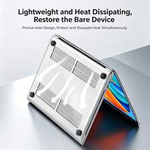 Compatible With Apple Transparent Protective Case, High Transparency Anti-Yellowing Ultra-Thin Bare-Hand Feel, Large Bottom Opening For Heat Dissipation, Scratch-Resistant And Shockproof Computer Shell - View 6