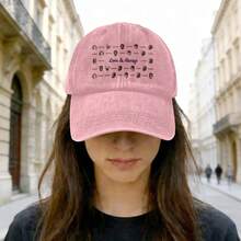 Personalized Custom Multiple Face Photo Washed Baseball Cap With Text, Vintage Distressed Family Cutout Dad Hat For Women Men, Summer Beach Vacation Sunshade Cap, Cute Birthday Reunion Gift For Her Him - Multicolor - View 1