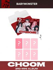 限量版 BAMONSTER-CHOOM 第3張迷你專輯官方小卡套組，K-Pop 女團專輯收藏卡，Ahyeon/Ruka/Pharita/Rora/Asa/Chiquita 粉絲收藏周邊禮物 - 彩色 - 查看 5