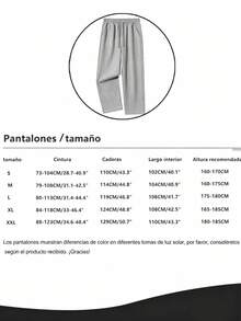 UPTAN | Women's | 1 Piece | Local Shipping | Fashionable Women's Casual Fleece Pants, Autumn Chromatic Tunic Pants, Casual Loose Joggers, Women's Fashion - 灰色 - 查看 3