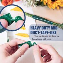 ARIFLOR Green Floral Tape - Flower Wrap Adhesive Tape Bouquet Stem Wrapping And Floral Crafts, Wedding Bouquet Tape - 1_2 Inch Wide And 180 FT Long - White - View 4