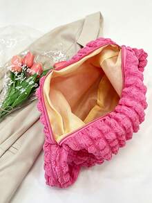 Soft Large-Capacity Women's Shoulder Bag, Lightweight And Versatile New Pleated Cloud Bag, Stylish Tote Design Suitable For Everyday Shopping. - Multicolor - View 5