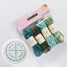 Benang Berwarna 4mm/20m (4-in-1), Benang Campuran, Benang Aneka Warna Cocok Untuk Merajut dan Merenda, Lembut dan Halus, Cocok Untuk Berbagai Kerajinan Merajut. Gugusan Benang Pelangi Berwarna-warni Berbentuk Awan, Cocok Untuk Merajut dan Merenda. - MultiWarna - View 14