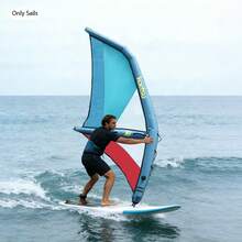 Quiltern Oxford Cloth PVC Inflatable Windsurf Sail With 360° Rotatable Base, Portable Adult Water Surf Equipment With Pump Backpack Foot Strap For Seaside Outdoor Sport Gift - Modern - View 2