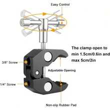Metal Magic Arm Clamp For Camera Articulated Arm With Super Clamp Studio Photography Accessories For Monitor Light Mic Support - View 7