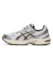 Asics Men's Casual Shoes GEL-1130 Lightweight Cushioned Comfortable Responsive Support Breathable Sports Training Running 1201A256-113 - White/khaki - View 5