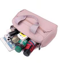 1pc Minimalist Solid Color Fashion Small Multifunctional Crossbody Storage Bag, Small Capacity Gym Bag, Versatile Women's Shopping & Work Shoulder Bag, Small Soft Bag Water-Repellent Fabric, Portable Lightweight Mini Gym Bag Gym - Multicolor - View 5