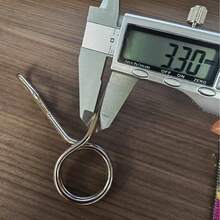 4 piezas Clips de fijación para discos de pesas con resorte de torsión, diámetro interno de 24 mm, adecuados para mancuernas de 25 mm de grosor, resorte de presión con 2 bucles, accesorios de fitness electrochapados - Retenedor de discos para barra de 24 mm - Ver 5