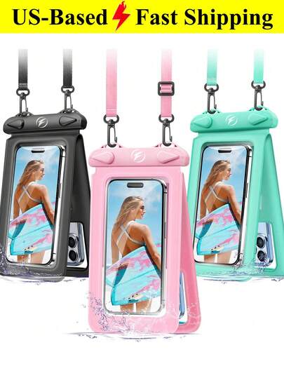 Waterproof Phone Pouch, Dual Pocket Design, Large Capacity, Suitable For Swimming, Beach And Other Outdoor Activities, Can Store Wallet, Cards And Other Items, Waterproof Design, Suitable For Summer Vacation, Diving,  Beach And Other Occasions