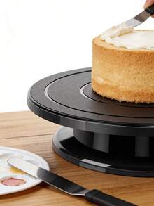 1 Stück 360° drehbarer Kuchendrehteller - langanhaltend Backwerkzeug für stabile Rotation | essenzielles Backwerkzeug für Kuchen, Cupcakes und Gebäck, perfekt für Heimbacken und Partydekoration, Tortendekorationszubehör und Tortenständer zum Dekorieren - Verschiedenfarbig - Übersicht 10