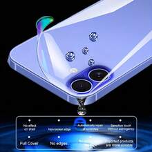 1 pieza Película Protectora de Pantalla de Hidrogel de Cobertura Completa Compatible con Teléfono 17 16 15 Pro Max 14 Plus 13 12 Mini 11 XR X XS Max Anti-Arañazos, Anti-Huellas, Cobertura Completa - transparente - Ver 5