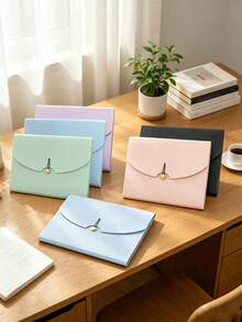 5/1pc Expanding File Folder High Capacity Portable Document Organizer For High School College Students, A4 Paper Holder Multi Pockets Design Perfect For Homework Organizing School Supplies Perfect To Keep Receipt Test Paper Tidy - Multiple Styles - View 8