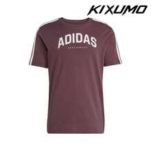 Adidas Crew Neck Pullover Short Sleeve T-Shirt Dark-Red Tops Men - Multicolor - View 1