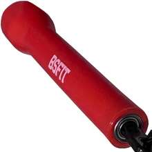 BSFIT® Cuerda de Saltar  comba profesional para Fitness y Boxeo  cuerda de saltar pvc, Entrenamientos de Velocidad y comba boxeo silicona  Duradero y Ligero con Alta Adaptabilidad. - MANGO PLÁSTICO ROJO - Ver 5