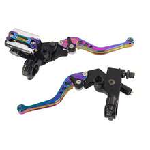 Universal 22MM CNC Aluminum Alloy Motorcycle Brake Master Cylinder, 1 Pair 6-Position Adjustable Hydraulic Clutch Lever & Brake Handle, Motorcycle Modification Parts - A - View 15