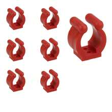 10pcs Wall-Mounted Cue/Fishing Rod Holder, Strong Toughness, Wear-Resistant And Durable, Minimalist Black Design Suitable For Various Cabinets And Wall Decor. Elastic Snap Clip Design, Firmly Grips The Rod Body With Elasticity, Compatible With Billiard Cues, Snooker Cues, Lure Rods, Hand Rods And Other Round Rods - Multicolor - View 8