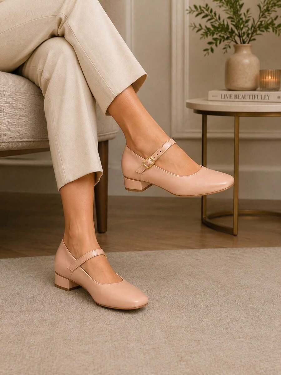 Women Pumps - Màu be - Xem 1