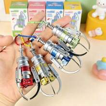 Bag Decoration Pendant Fidget Mini Claw Grabber Keychain Stress Relief Bag Charm Claw Machine Grabber Clip Realistic Mini Colorful Mini Claw Plastic Alloy Keychain Pendant - Multicolor - View 7