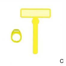 1pc Finger Focus Reading Guide Highlighter Strip, Lightweight Durable PP Material Reading Tracker With Magnifier, Multi-Purpose Finger Pointer And Reading Aid Tool, Enhance Concentration, Practical Student Reading Assistant, Back To School Stationery Gift - Multicolor - View 11