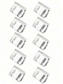 10/6/4/1pc Invisible Seamless Pant Leg Clips, Adjustable Anti-Drag Pant Cuff Fixer, Practical Daily Clothing Accessory - Multicolor - View 17