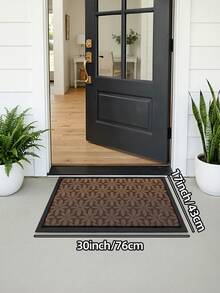 DAJIANG 1pc 3D Flower Welcome Doormat, Outdoor Carpet Runner, TPR Backing Non-Slip Floor Mat, Suitable For Bathroom, Indoor, Hallway, Bedroom, Living Room, Bedside, Machine Washable Easy To Clean, Pet-Friendly Decorative Entry Mat - Multicolor - View 14