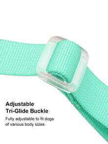 DomKim Anti-Pull Dog Harness, Breathable Mesh Padded Reflective Slip-On Vest Harness, Adjustable Escape-Proof Soft Chest Strap, Suitable For Puppies, Small And Medium Dogs, Outdoor Walking Pet Supplies - Hot Pink - View 11