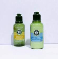 L'Occitane LOC 5-In-1 Herbal Scented Shower & Body Moisturizing 35ml Sample Set, Portable Travel Size For Business Trips - Aloe Vera - View 3