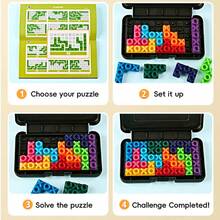 Puzzle Piramida 3D 200 Tingkat, Latihan Berpikir Logis 2D/3D untuk Anak, Mainan Edukasi Meja untuk Perjalanan, Hadiah Liburan/Ulang Tahun, Tantangan Pengembangan Berpikir, Pertempuran Interaktif, Puzzle Piramida Manik Ajaib untuk Kebijaksanaan Anak, Mainan Edukasi Pembelajaran Dini, Permainan Papan Interaktif Orang Tua-Anak, Pertemuan Keluarga, Alat Penghilang Stres, Latihan Otak, Cocok untuk Anak dan Dewasa, Hiburan Santai Penghilang Stres, Belajar Sambil Bermain, Melatih Kemampuan Berpikir dan Konsentrasi Anak, Warna Acak - MultiWarna - View 7