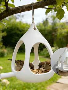 1pc Very Small Bird Feeder, Spherical Design, Exterior Prevents Water Accumulation, Drainage Holes At Bottom, Suitable For Small Birds Like Sparrows And Hummingbirds, Can Be Used In Yard, Woodland, Under Eaves - Bird Feeder - View 10
