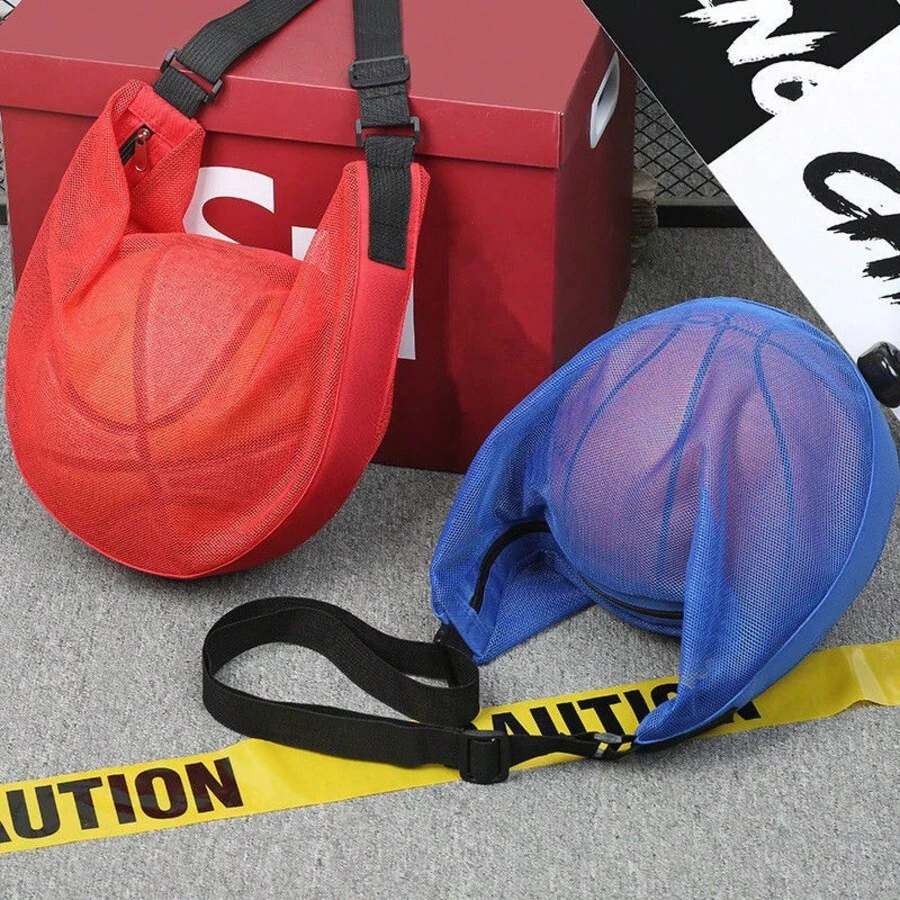 Tas Basket/Selempang Satu Bahu Baru, Tas Sepak Bola/Volvo, Tas Penyimpanan Basket Pelajar, Tas Ransel Latihan dengan Resleting - MultiWarna - View 1