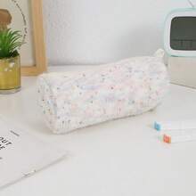 4pcs, Cartoon Plush Pencil Case, Versatile Girly Stationery Storage Bag - Multicolor - View 5