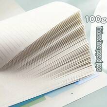 Recambios de hojas para cuaderno de oficina, 60 hojas, tamaño A4/B5/A5, cuadrícula en blanco, matriz de puntos, papel de escritura rayado, paquete de recambios para oficina y estudio. - Camel - Ver 6