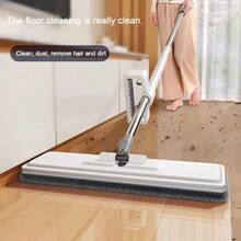 New Large Mop Set With 360° Rotation, Reusable Microfiber Mop Pad, Suitable For Tile, Hardwood And Composite Floors Wet And Dry Cleaning, Hands-Free Floor Mop, Home Use First Choice - Hands-free Mop - View 4