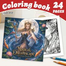 GDTME Magical Elf Coloring Book: Bold-Easy Patterns Coloring Book For Adult And Children, Mythical Creature Art Colouring Book, Holiday Present For Halloween, Christmas And Various Party Gatherings, Suitable For Friends Who Love Coloring And Back To School - Magical - View 9