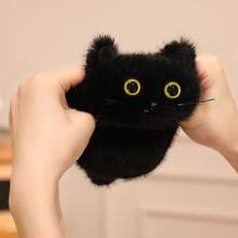 16cm/6.3in Cute Cat Plush Doll, Soft And Comfortable, Portable, Ideal As Backpack Decoration, Holiday Decor, Theme Party Or Gathering Decoration Gift, Perfect Gift For Children's Birthday Or Celebration - Multicolor - View 6