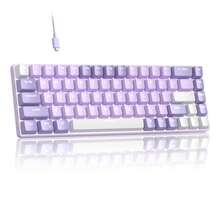 60% MageGee -BOX Mechanical Keyboard, Red Switch, 68 Keys, Adjustable LED Backlight, Translucent Keycaps, Portable Mini Layout Gaming Keyboard, Comfortable Typing, Suitable For Laptop, PC - View 16
