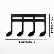 1/2pcs 3D Printed Music Sheet Clip, Suitable For Piano, Guitar And Violin, Large Capacity Music Sheet Clip, Musical Note Sheet Clip, Piano Clip, Book Clip, Piano Accessories, Musical Instrument Accessories, Student Gift, Band - Multicolor - View 11