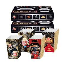 Movie Night Party Popcorn Box And Food Tray Set, Perfect For Movie Night, Movie Themed Birthday, Party And Bachelorette Party Gift Box - KY001+BM006 - View 2