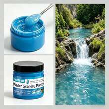 150ml Realistic Water Effect Gel - Heavy Duty Plastic Hydrogel, Suitable For Scene Models, Miniature Models, Scale Models - Suitable For Rivers, Oceans, Lakes, Static Scenes - Suitable For Wargaming, Dollhouses, Aquarium Models - 150ml - View 4