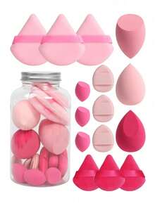 1pc Makeup Sponge, Suitable For Makeup Application, Room Decoration, Vanity Display, Travel And Bedroom, Affordable Price, Perfect As Christmas Gift Or Small Gift - Multicolor - View 7