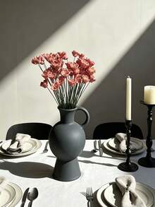 3 piezas/Set Flores de cerámica hechas a mano, artesanales, resistentes al frío y a la decoloración, perfectas para la decoración del hogar, adecuadas para uso interior y exterior, también un excelente regalo festivo - A - Ver 3